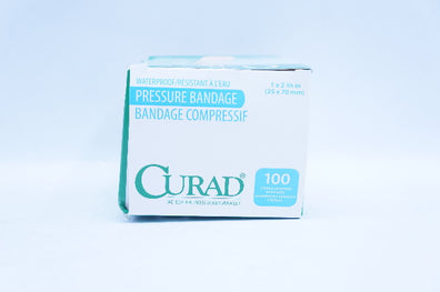Medline NON85100 CURAD Pressure Bandage 1 x 2 3/4inch - Box of 100